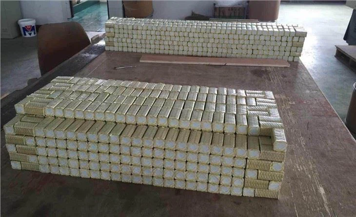 Zinc Wiping Fiberglass Reinfored Aramid Packing Coated PTFE Wire Wiping Pads